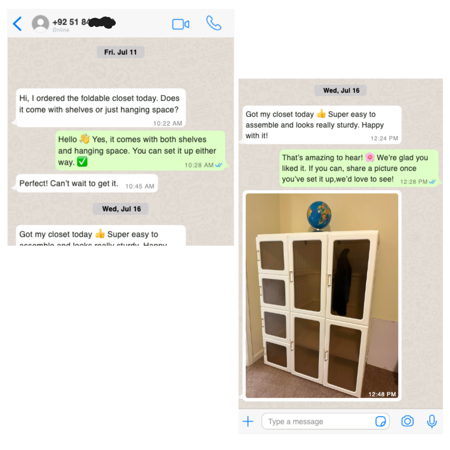 EasyStore™ Closet Cabinet