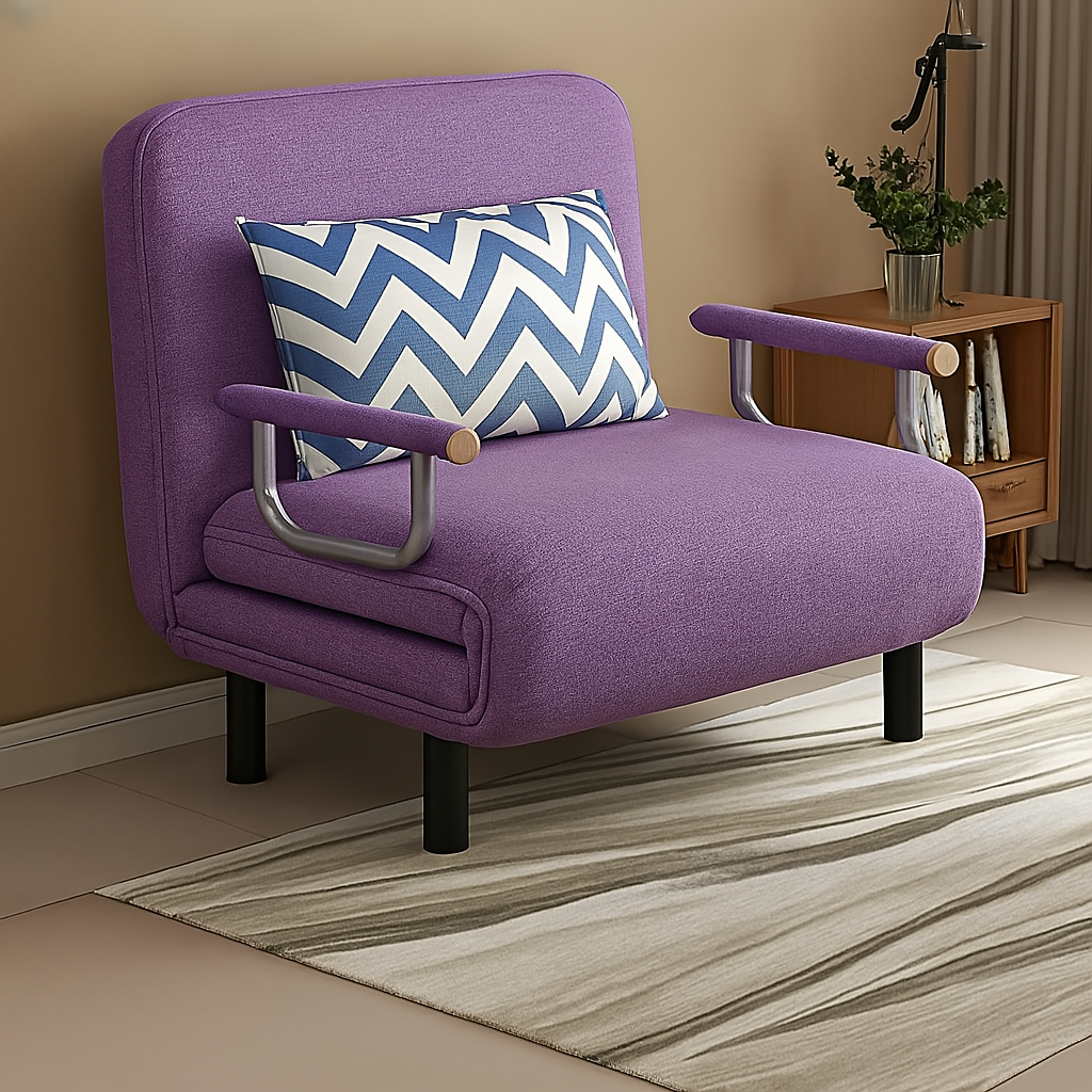 PRACTICAL FOLDING SOFA BED LEISURE LOUNGER