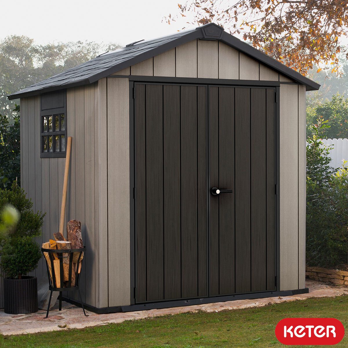 Keter Oakland 7ft 6" x 7ft (2.3 x 2.1m) Shed