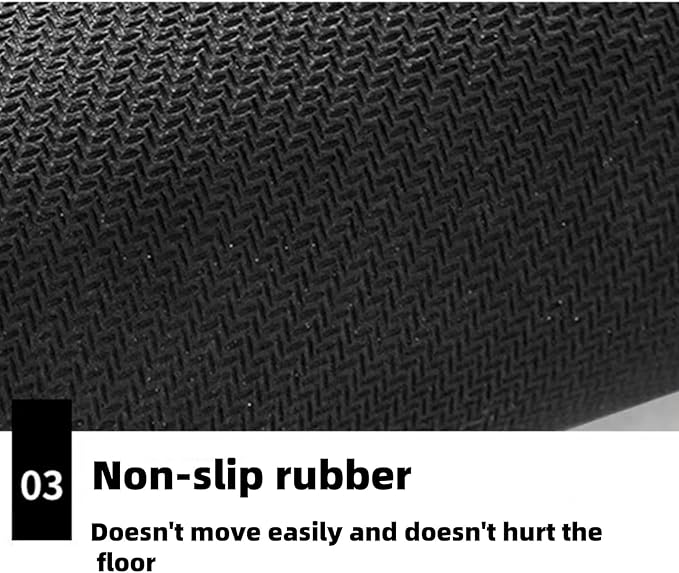 Rubber Bath Mat Rug for Bathroom, Non Slip Bathroom Mat Super Absorbent Bath Mat Rug, Bath Mats Quick Dry for Restroom, Shower Room, Bathtub, 32"x20" Oval Blue'