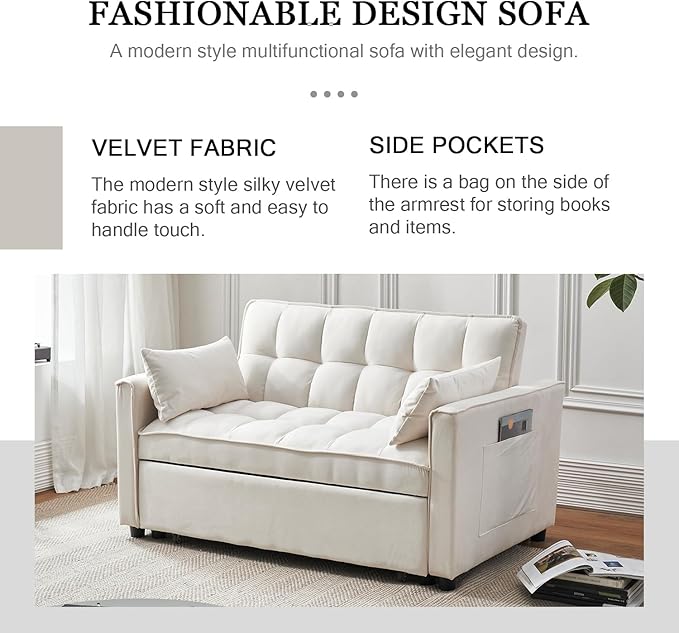 3-in-1 Foldable Sofa Bed