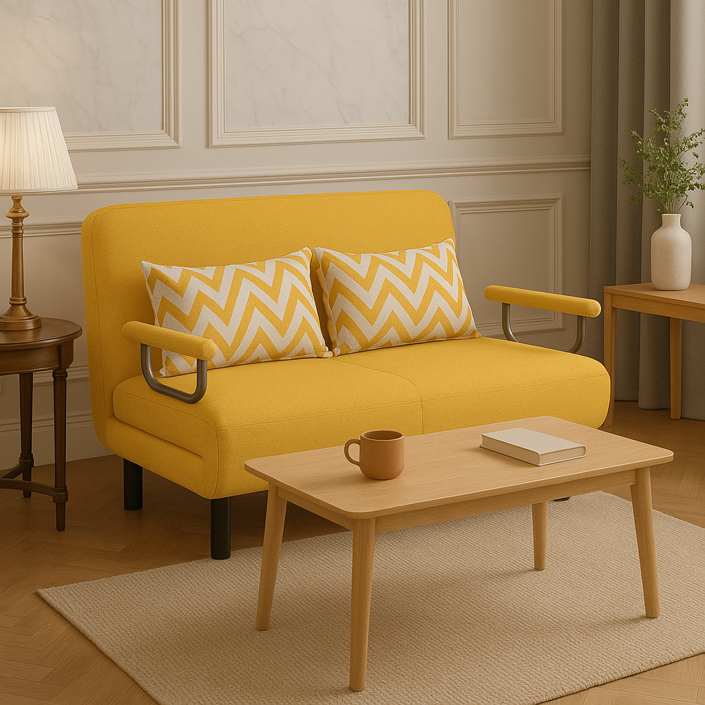 PRACTICAL FOLDING SOFA BED LEISURE LOUNGER