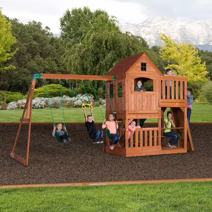 Backyard Discovery Hillcrest Swing Set and Playcentre (3-10 Years)