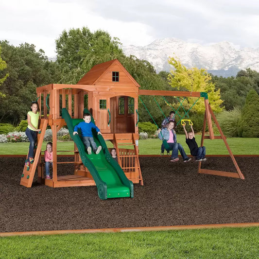Backyard Discovery Hillcrest Swing Set and Playcentre (3-10 Years)