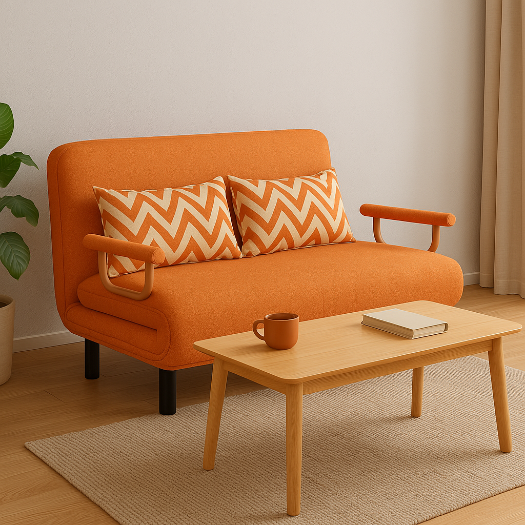 The practical folding sofa bed leisure lounger