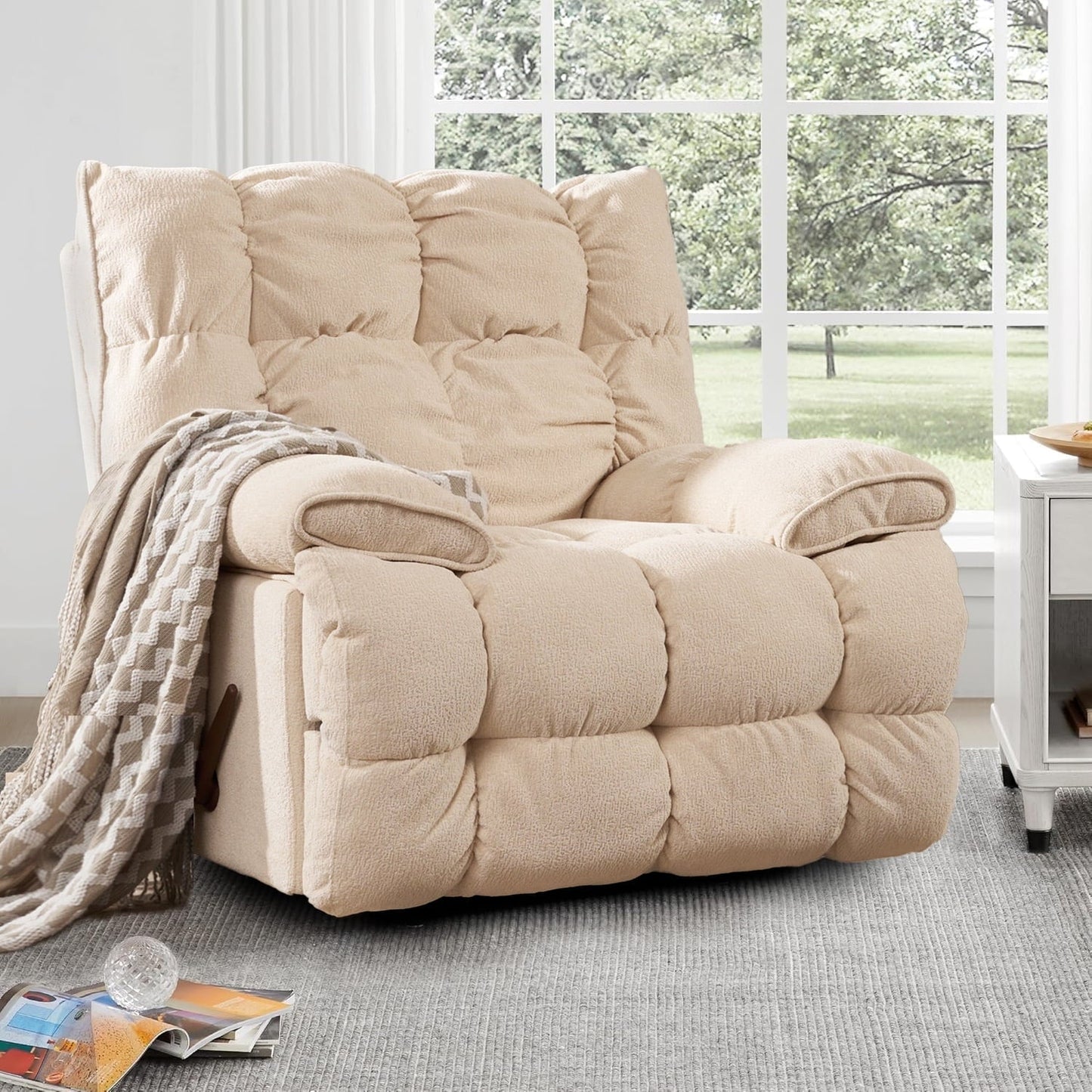 Oversized Rocking Recliner Chair