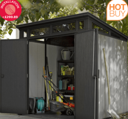 Keter Artisan 7ft x 7ft 2" (2.1 x 2.2m) Shed