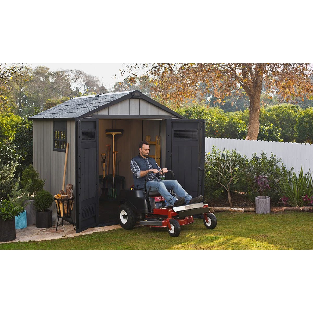 Keter Oakland 7ft 6" x 11ft (2.3 x 3.4m) Shed